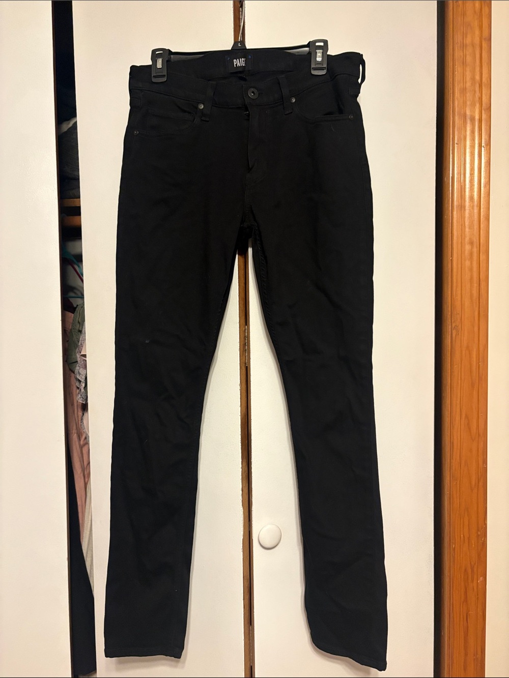 PAIGE Woman’s  Black Skinny Jeans